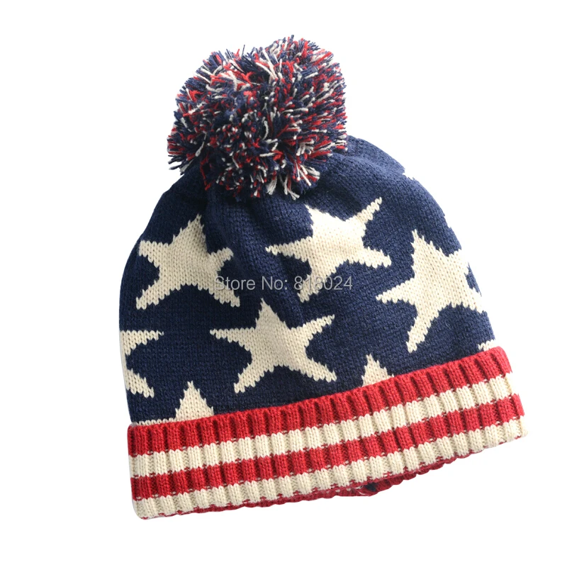 american flag wool hat