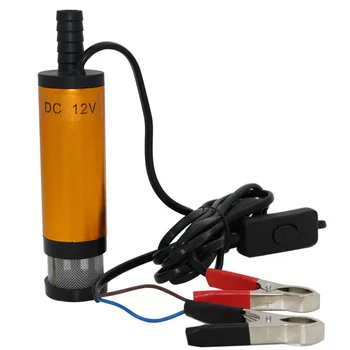 

Mini Gold 12V 38mm DC Electric Fuel Pump Diesel Water Extraction Power Tool Small Oil Pump