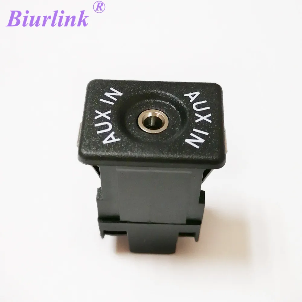 Biurlink разъём подачи внешнего сигнала Aux in кнопка включения для VW Volkswagen RCD310 RCD510