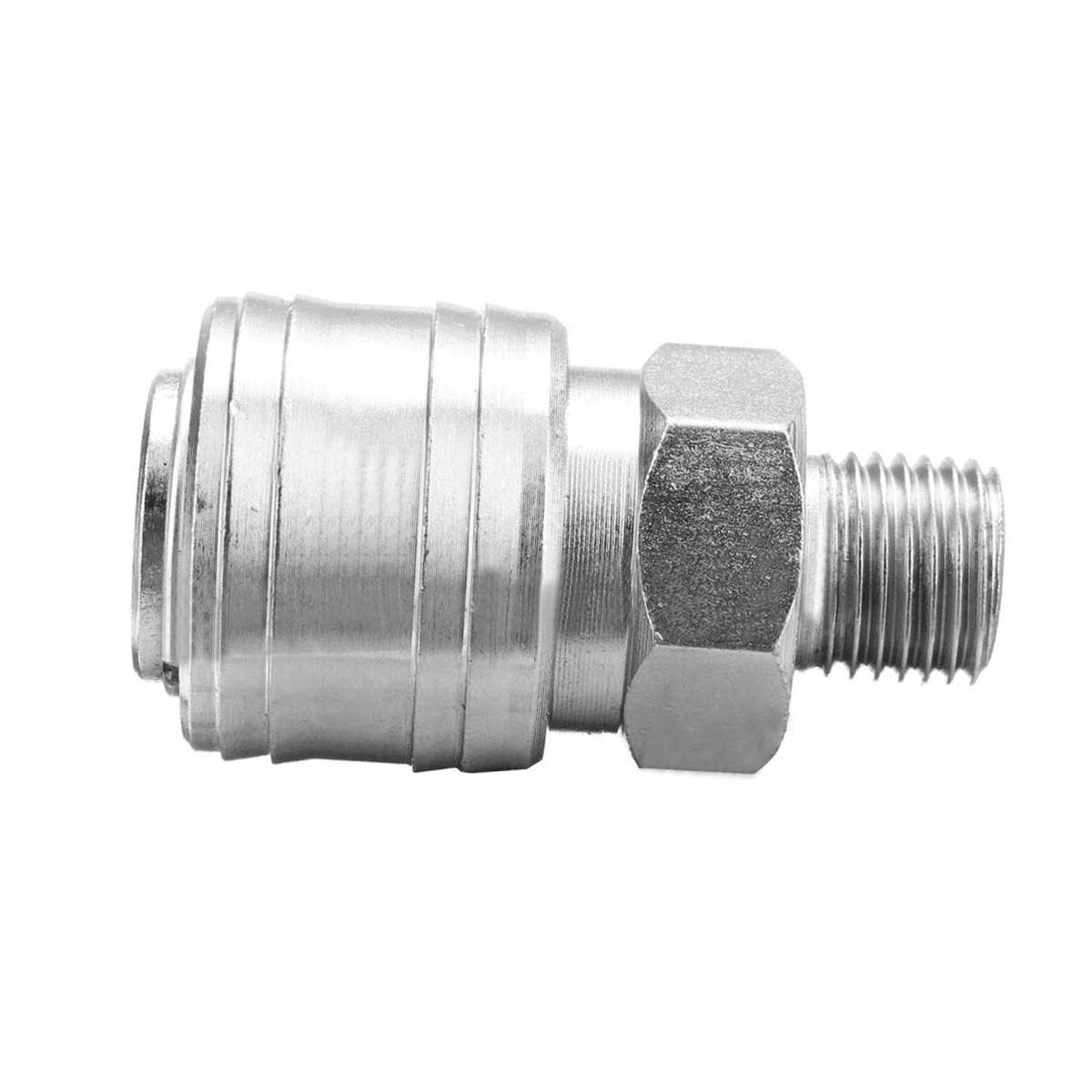2pcs Europe Air Line Hose Quick Connectors 1/4 BSP Male Coupling Connector Female Compressor Connector Fitting