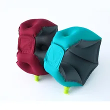 ТПУ ламинированная ткань портативный надувной автомобиль u-тип подушка для шеи удобное хранение