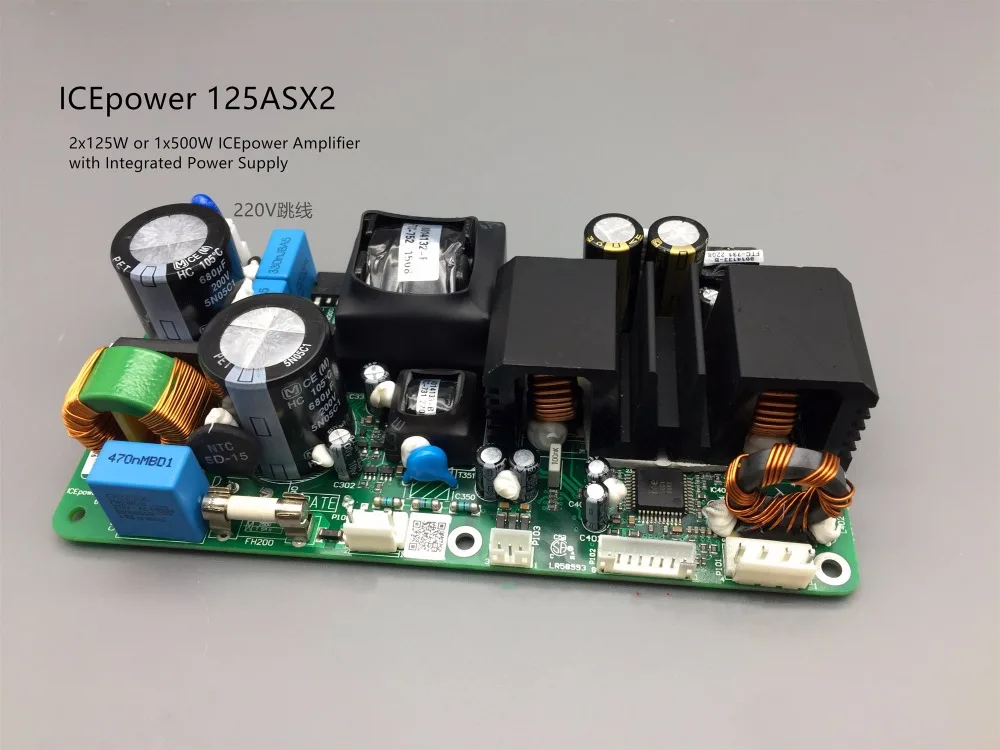 Плата усилителя мощности ICEPOWER ICE125ASX2 плата цифрового стерео усилитель для сцены