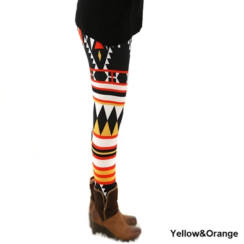

950fashion womens bottoms high elastic pants capris comfortable plus leggings american style popular print free shipping xxxxxl