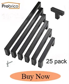 Probrico 25 шт. матовый латунный золотой шкаф ручки 2 "~ 10" кухонный шкаф дверная ручка древесное вино мебельная фурнитура ящик тянет