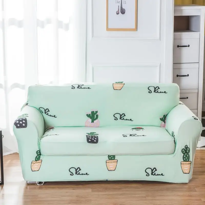 

Universal Sofa Cover Tight Wrap Elasticity Sitting Room Chaise Cover Antifouling Washable Furniture Cover 24 Colors