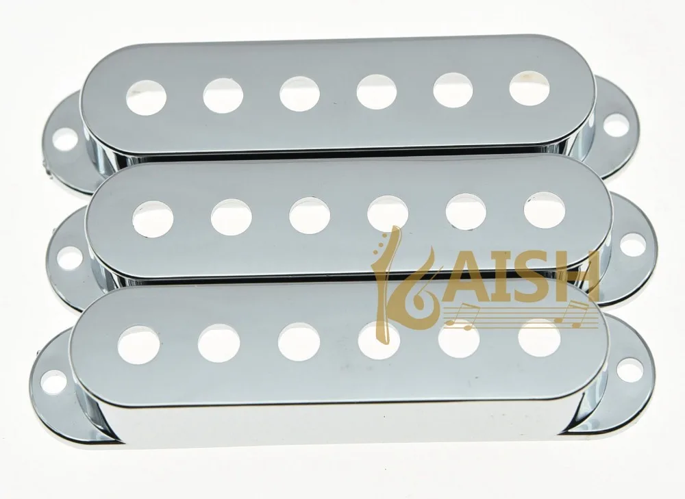 

52mm Chrome 3 Single Coil ST  Guitar Pickup Covers