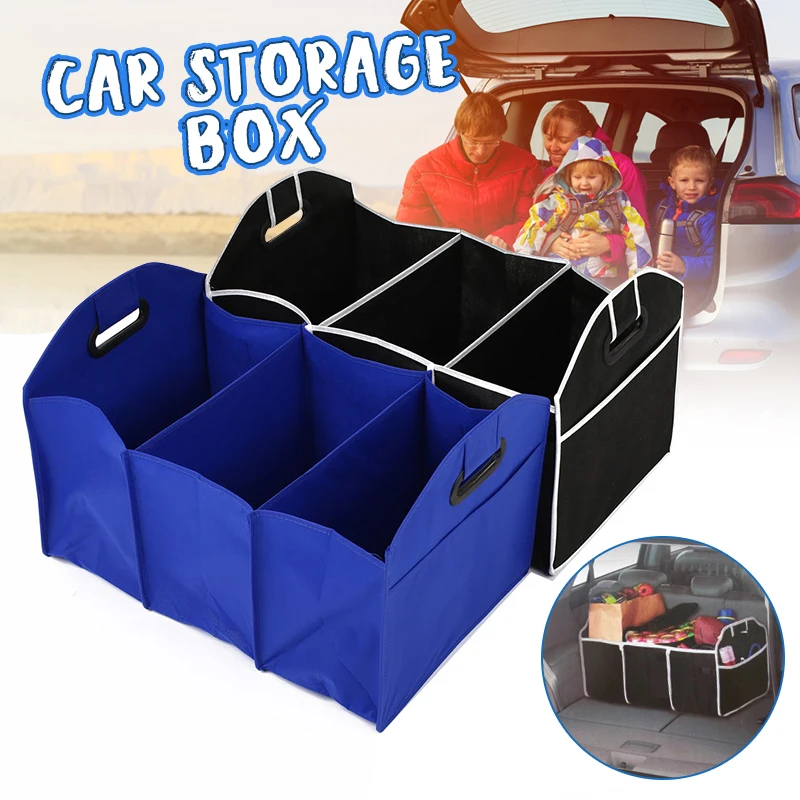 Складной багажник автомобиля, сумка для хранения организатор игрушки Еда хранения грузовик грузовой контейнер сумки закладочных уборки