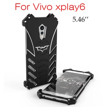 

R-JUST For VIVO Xplay 6 Case Stand 5.46'' Heavy Dust Metal Armor Bumper Case For Vivo Xplay6 Anodized Aviation Aluminum Skin
