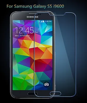

100pcs/lot For Samsung Galaxy S5 i9600 TEMPERED GLASS Screen Protector Without Package 9H Hardness 2.5D Round Edge Guard Film