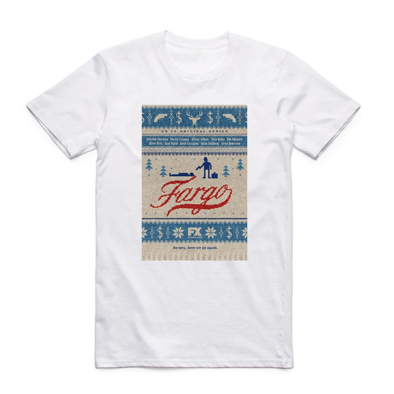 Asian Size Men Women Printing Fargo Season TV show T shirt Summer