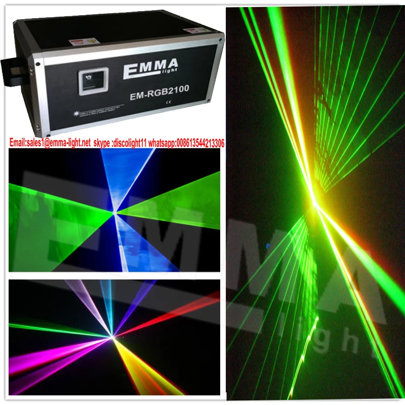 RGB multi color animation cartoon laser show system, laser projector
