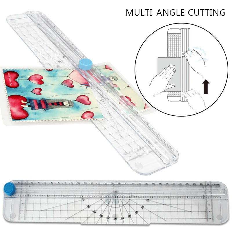 

Fashion A4 Precision Paper Photo Trimmers Cutter Scrapbook Trimmer Lightweight Cutting Mat Machine New Portable for Office Work