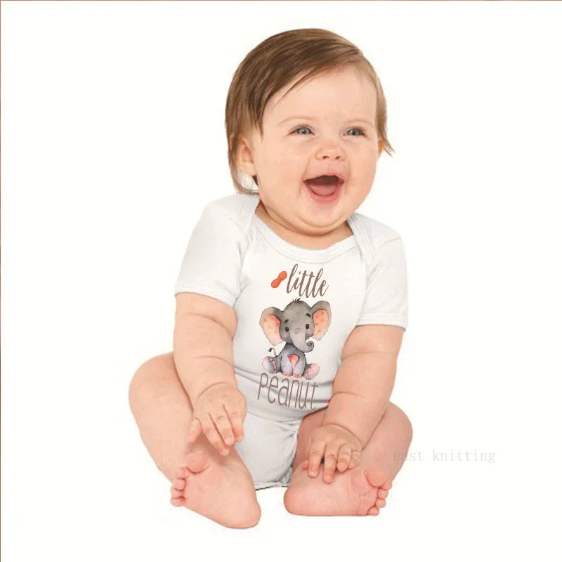 Летний детский маленький арахис, комбинезон для новорожденных, одежда для От 0 до 2 лет, комбинезон с короткими рукавами для девочек и мальчиков, детские костюмы