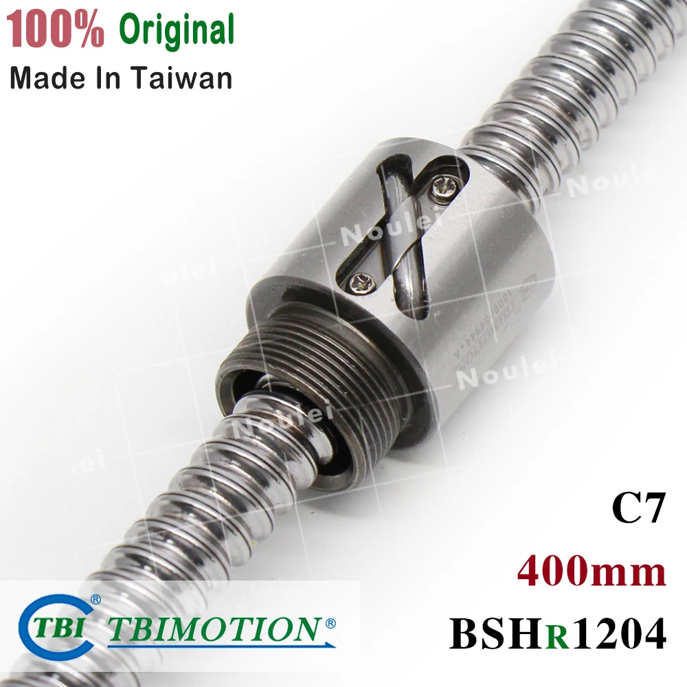 

Taiwan TBI 400mm BSH 1204 ball screw with BSH1204 nut miniature CNC 3d printer parts