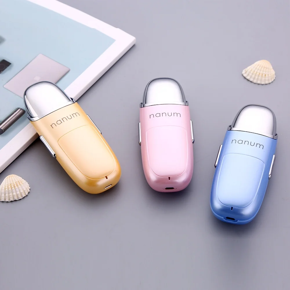 

Nano Handy Mist Spray Facial Mister for Eyelash Extensions USB Rechargeable Mini Beauty Instrument with Spray Bottle