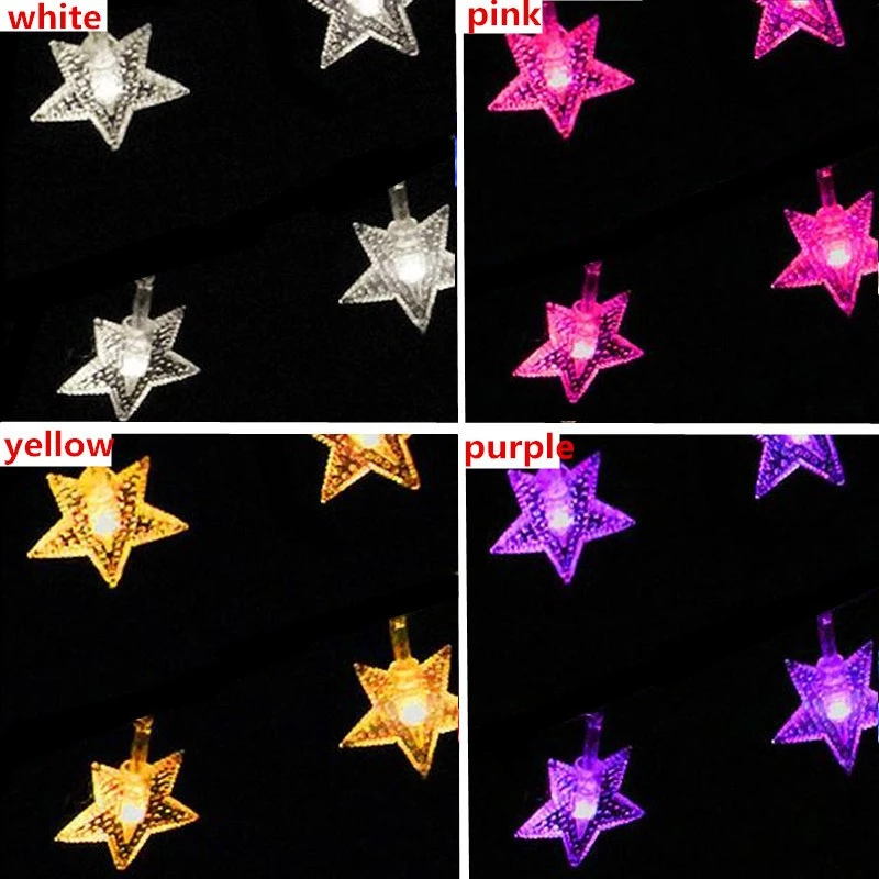 LED Star String Lights 1M/2M/5M/10M LED Fairy Lights Christmas Wedding decoration Lights Battery Operate twinkle lights