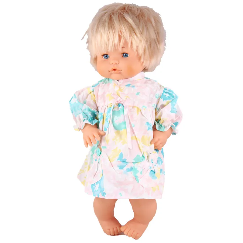 

Clothes For Dolls Fit 41 cm Nenuco Doll Nenuco y su Hermanita Ropa Nenuco Green And Yellow Dress For 16inch Nenuco