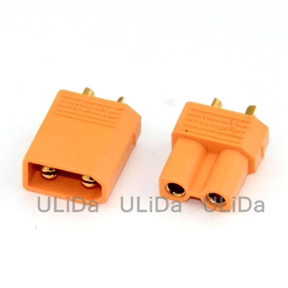 

XT30 2mm Golden Connector / Plug Set for RC Quadcopter Multicopter Airp