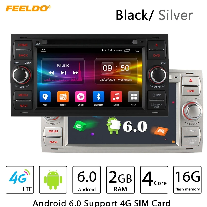 Clearance FEELDO 7" inch Android 6.0 (64bit) DDR3 2G/4G Car DVD GPS Radio Head Unit For Ford C-MAX/S-MAX/Connect/Fiesta/Transit/Mondeo 0 Clearance FEELDO 7" inch Android 6.0 (64bit) DDR3 2G/4G Car DVD GPS Radio Head Unit For Ford C-MAX/S-MAX/Connect/Fiesta/Transit/Mondeo 0
