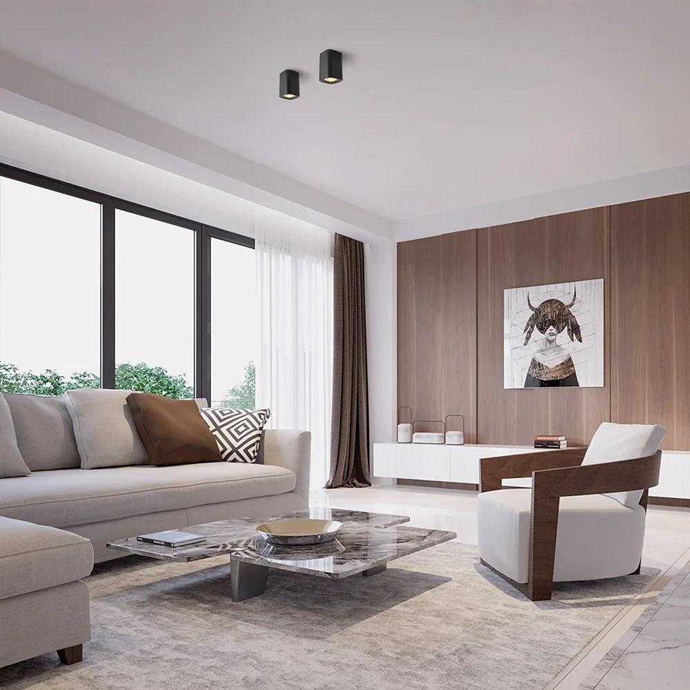 Aisilan cuadrado LED montado en superficie cubo Downlight de techo para habitación/corredor/pasillo AC85-260V COB diseño foco - 2