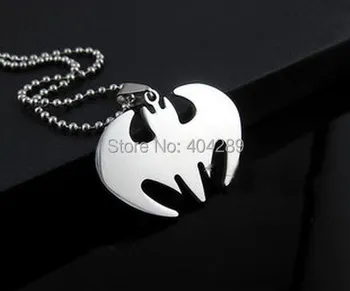 

12pcs Stainless Steel Men's Batman Rock N' Roll Hip Hop Necklace Pendant