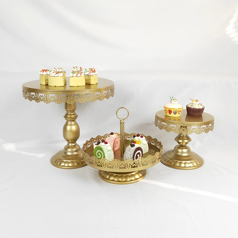 Золотой белый торт стенд Свадебный кекс стенд набор стеклянный купол Кристалл конфеты бар инструменты для украшения торта Формы для выпечки Набор 3-19 шт