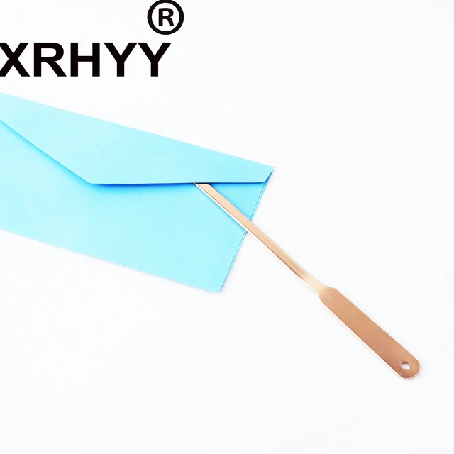 Xrhyy 2パックレターオープナー封筒オープナーステンレススチール 