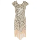 $35.68! new women clothing Sexy Europe big tassel gold sequins dress short sleeves dress Cheap new women clothing Sexy Europe big tassel gold sequins dress short sleeves dress