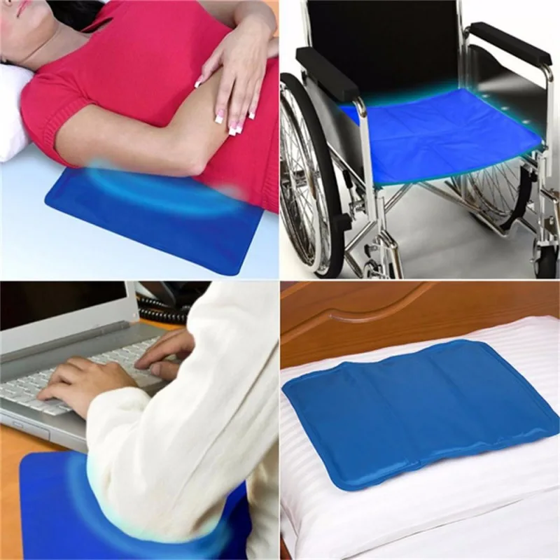 

Cooling Pillow Ices Pad Comfortable Body Cool Mat for Summer Sleeping Aid -Drop