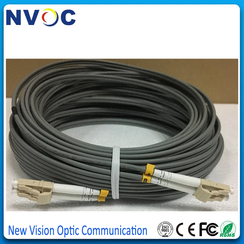 3 шт./лот LC/UPC мм (62 5/125) DX 7 м ПВХ укрепленный волоконно оптический патч корд