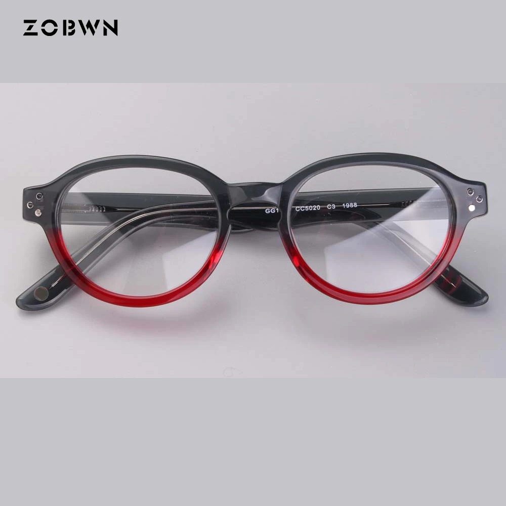 rivet eyeglasses Vintage Optical Eye Glasses Women Frame Myopia Round
