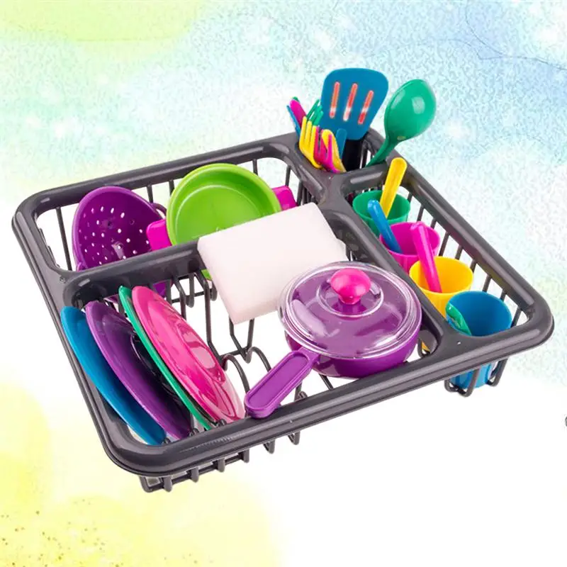 27 шт. кухонные игрушки забавные прочные Красочные Портативные игрушечные инструменты для детей, играющих в детей
