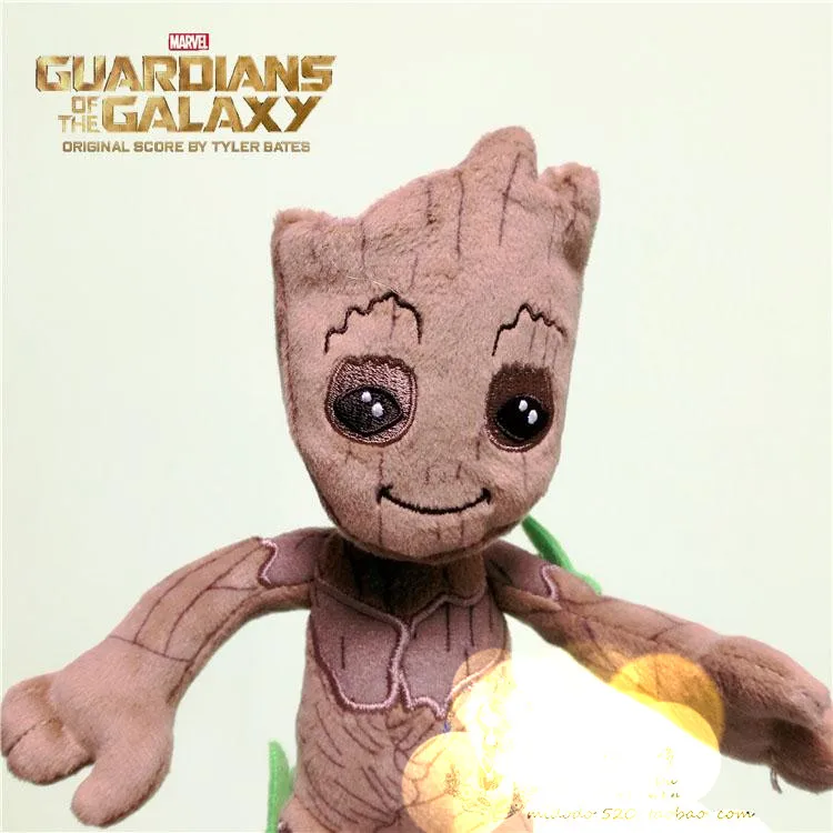Стражи Галактики Грут дерево человек 22 см игрушка плюшевый подарок