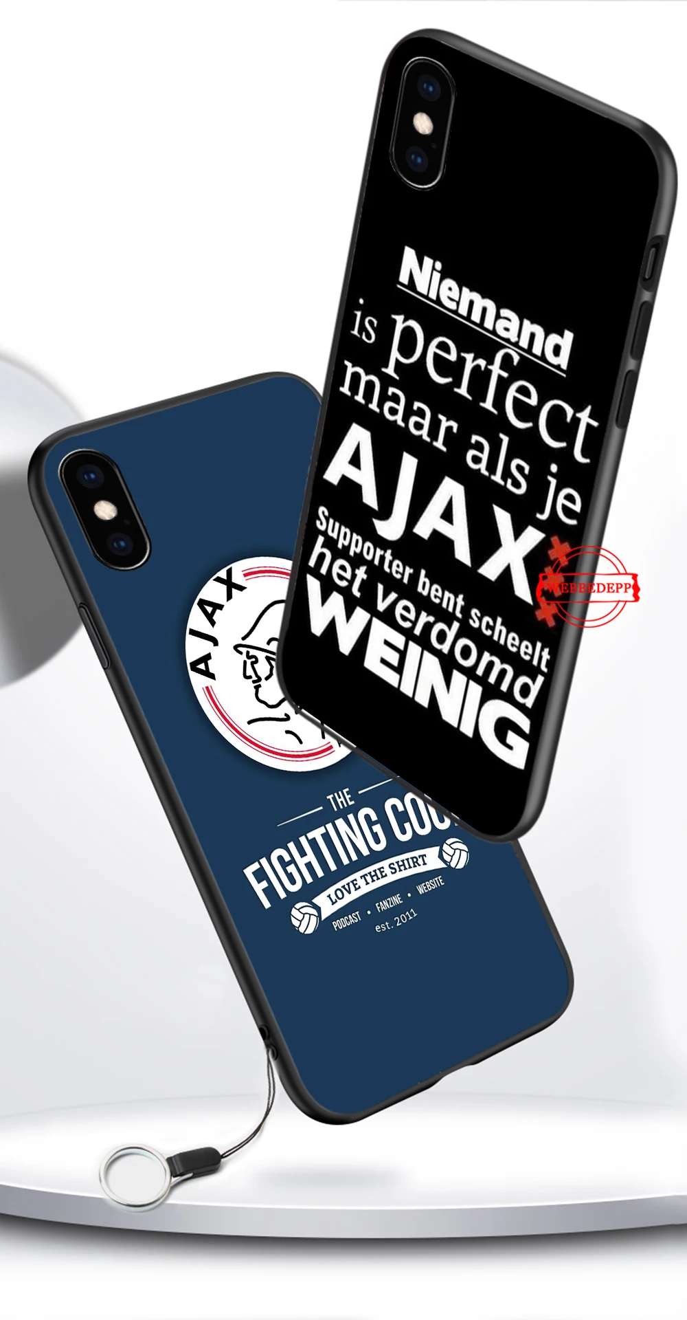 Ajax Team силиконовый мягкий чехол для iPhone 5 SE 5S 6 6S Plus 7 8 11 Pro X XS Max XR