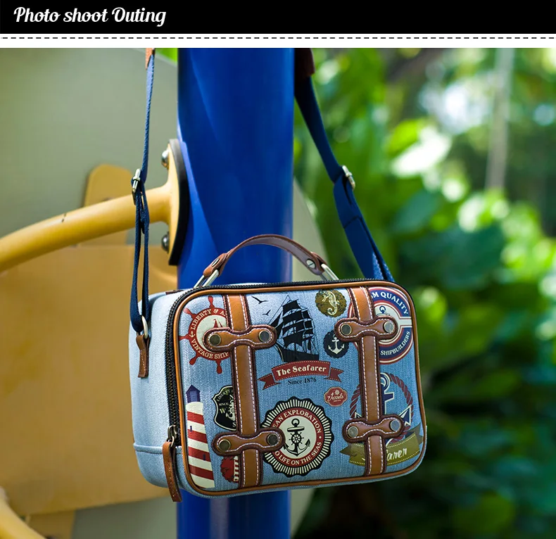 Vintage unique camera shoulder bag PM50515-5
