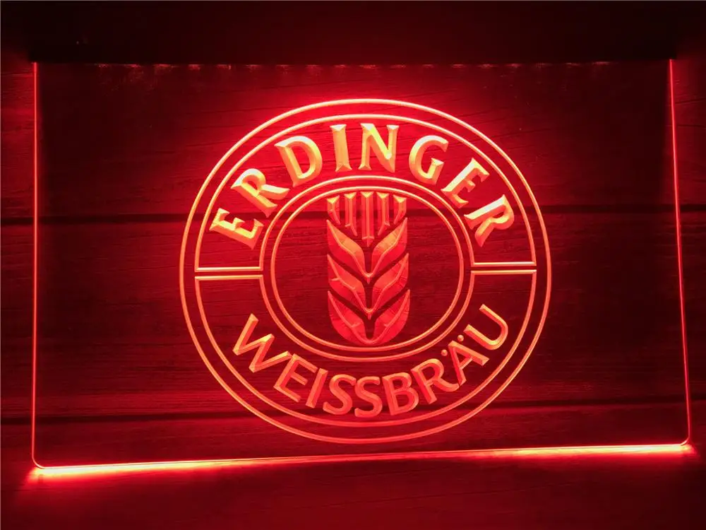 R082 erdinger weissbrau пивной бар Пивной клуб светодиодный неоновые световые знаки