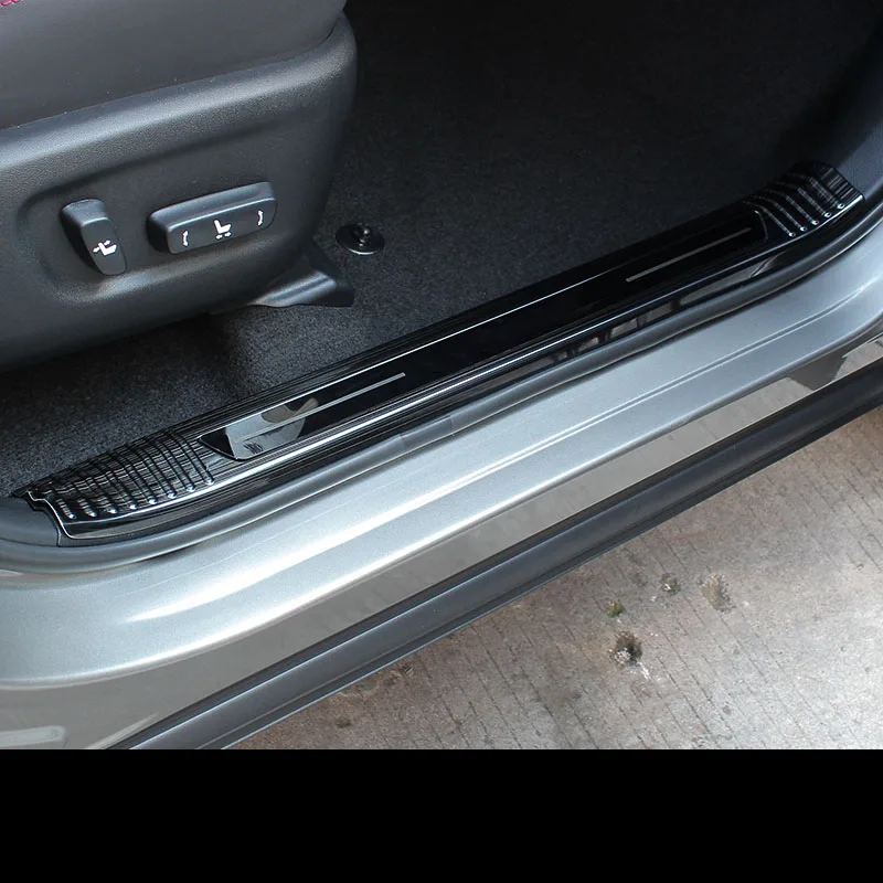 

car Stainless Steel pedal Door sill scuff plate Cover outside Built threshold bumper For Lexus NX200 NX300 200T 300H 2015-2018
