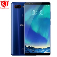 Original Nubia Z17S 4G LTE Mobile Phone 8GB RAM 128GB ROM 5.73 inch Android 7.1 Snapdragon 835 Front and Rear cameras NFC phone