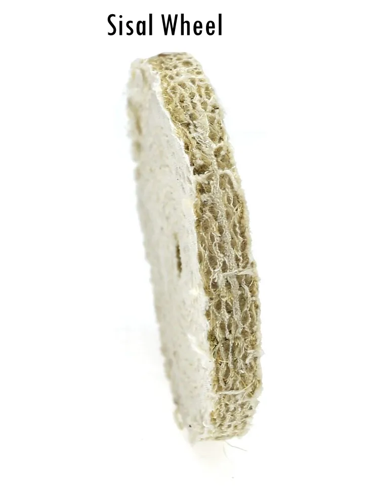 Sisal polishing wheel