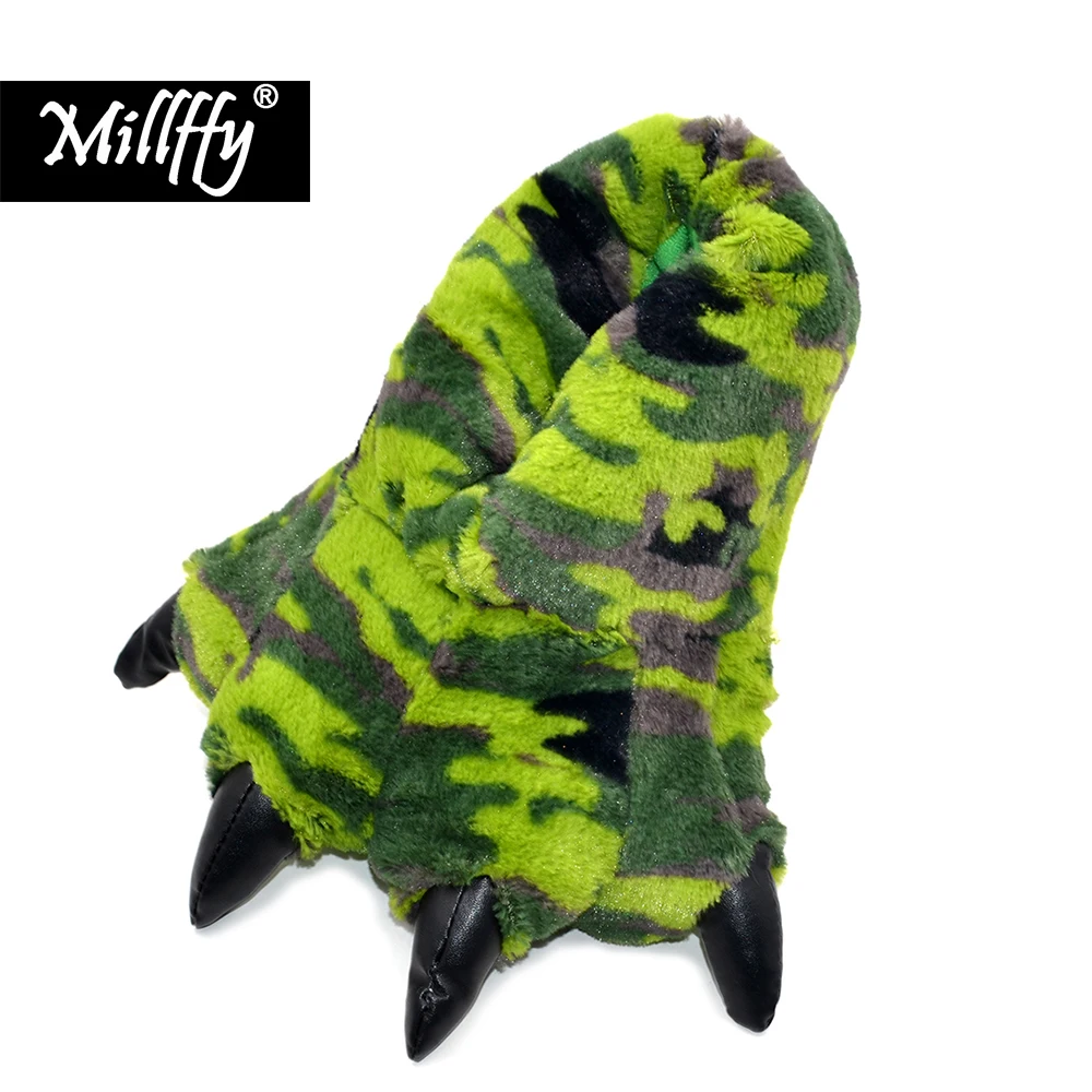 Забавные тапочки Millffy медведь гризли чучела животные лапы малыши костюм