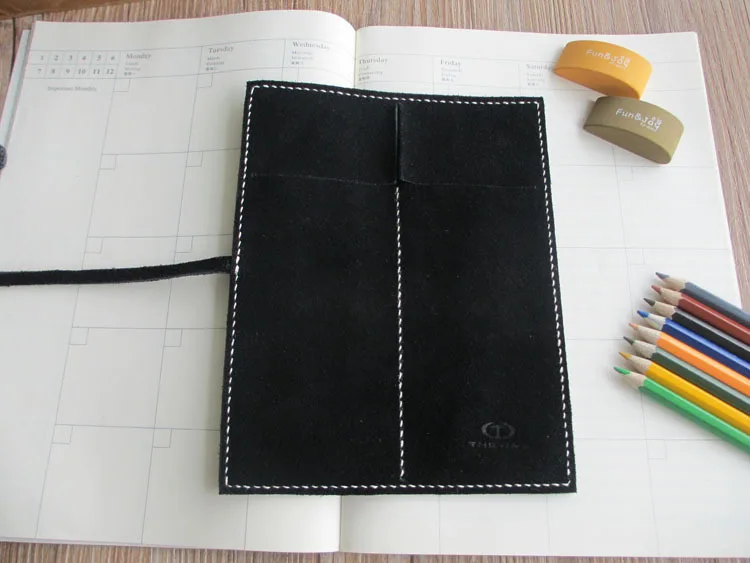 Натуральная кожа нубук пенал для карандашей винтажный Ретро-Карандаш сумка пенал школьные канцелярские принадлежности