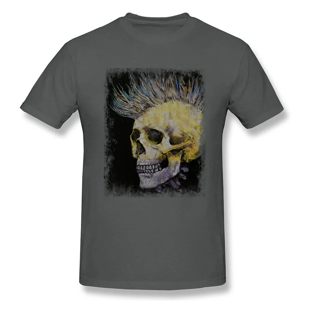 MOHAWK Tops Shirt New Arrival Round Neck Normal Short Sleeve 100% Cotton Men T-Shirt 3D Printed T Shirt Top Quality MOHAWK carbon