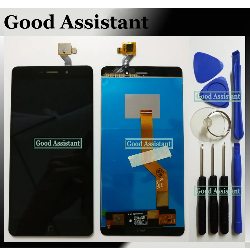 

100% Tested Black/White NEW For Elephone P9000 P9000D P9000E LCD Display + Touch Screen Digitizer Assembly Replacement + tools