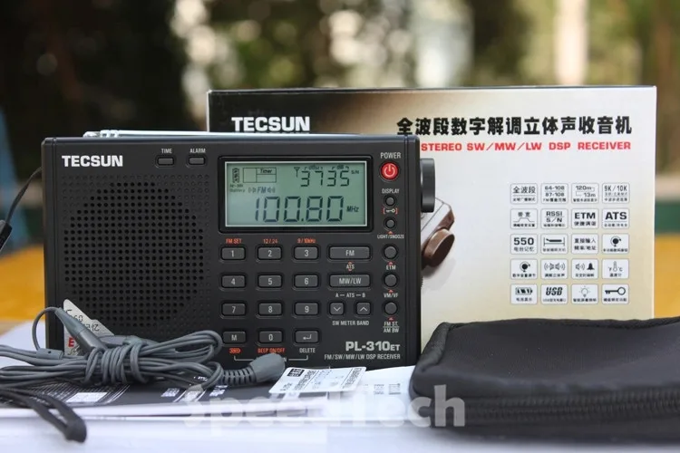 Tecsun PL-310ET Digital ETM DSP Portable PLL Radio FM AM Stereo/LW/SW/MW World Receiver pl380 with pocket size | Электроника