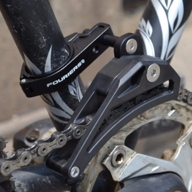 Cheap Alloy Fouriers Seattube Clamp Chain Guide For 1*System Aseemble on Front Derailluer Super Light 34.9/31.8mm 2 Cheap Alloy Fouriers Seattube Clamp Chain Guide For 1*System Aseemble on Front Derailluer Super Light 34.9/31.8mm 2