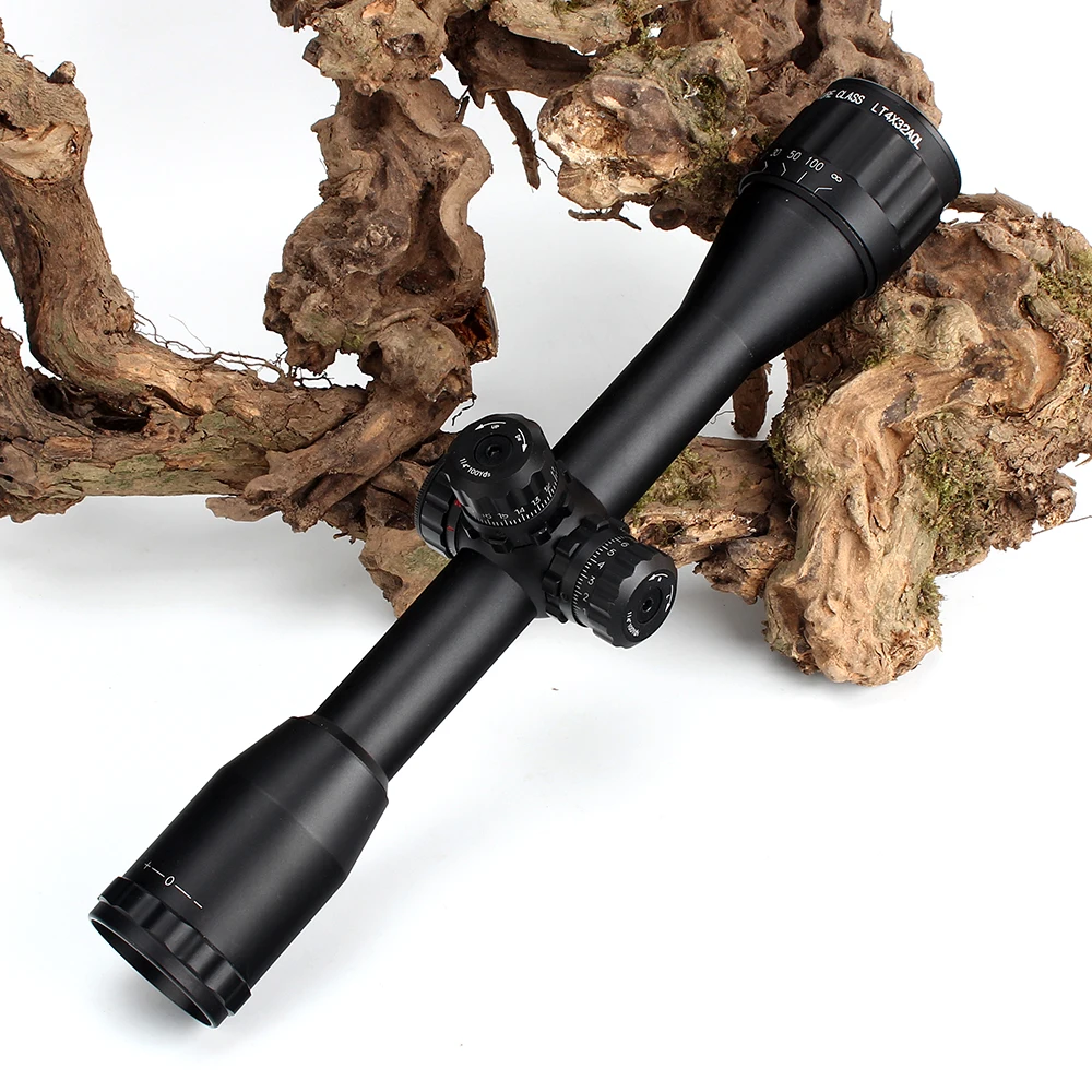 SNIPER LT 4X32 AOL 1 inch Full Size Tactical Optical Sight Illuminate Mil-Dot RifleScope Locking Resetting Hunting Rifle Scope (7)
