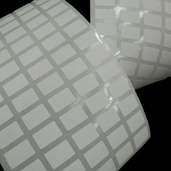 4 ряда белая самоклеящаяся клейкая этикетка записываемое Имя Наклейки пустая этикетка штрих-код для термопринтера 20 мм x 10 мм x 30000 шт