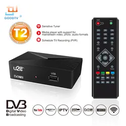 U2C USB DVB T2 Wi-Fi ТВ тюнер DVB-T2 приемник Full-HD 1080 P Digital Smart поддержка ТВ-коробок MPEG H.264 Я P ТВ Встроенный Русский Руководство