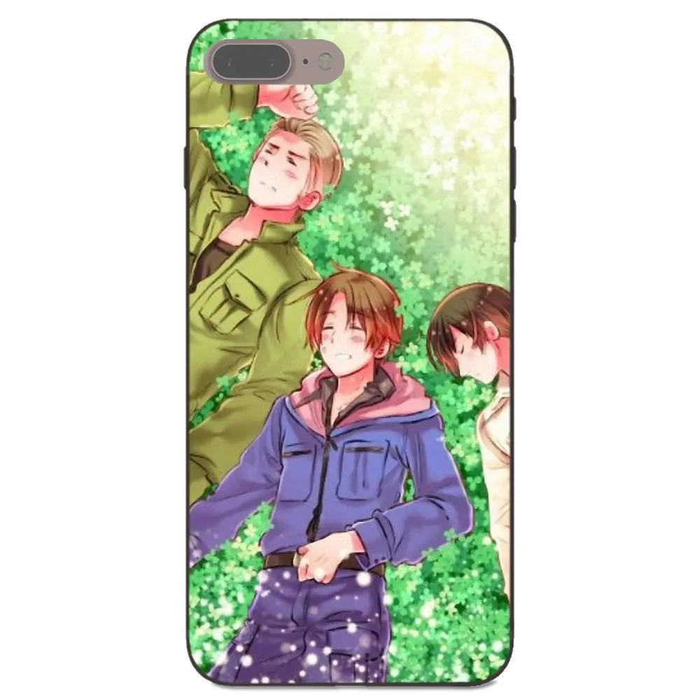 ТПУ новый стиль для Xiaomi Redmi Note 2 3 4 4A 4X 5 5A 6 6A Plus Pro S2 Y2 Axis Powers Hetalia|Чехлы-накладки| |