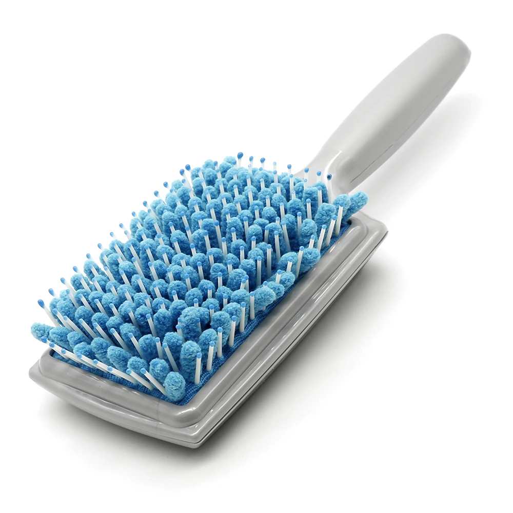

Magic Microfibre Hair Dry Brush Quick Absorbent Drying Hair Comb For Women D995 Micro Fiber Long Hair Care Comb 2Color Available